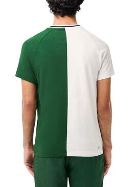 T-Shirt Lacoste Tenis Vert pour Homme