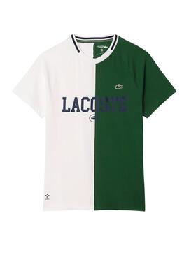 T-Shirt Lacoste Tenis Vert pour Homme