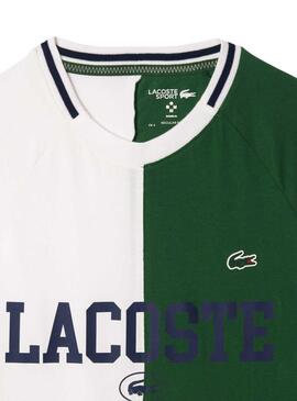 T-Shirt Lacoste Tenis Vert pour Homme