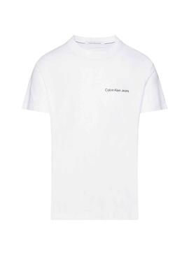 T-Shirt Calvin Klein Jeans Basica Blanc 