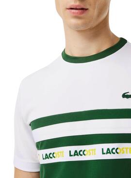 Maillot Lacoste Tennis Ultra-Dry Colorblock Vert