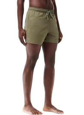 Maillot de bain Lacoste court vert pour homme