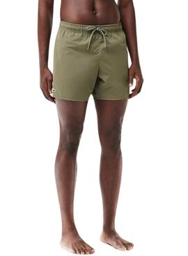 Maillot de bain Lacoste court vert pour homme