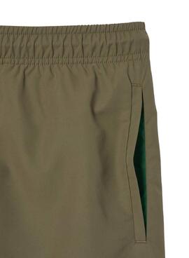 Maillot de bain Lacoste court vert pour homme