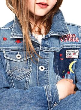Veste Pepe Jeans New Berry Patch Fille
