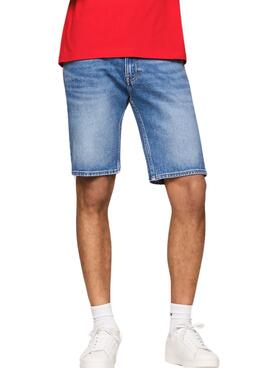 Bermudes Tommy Jeans Scanton Denim Bleu pour Homme