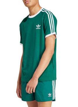 Maillot Adidas 3-Stripes Vert Pour Homme