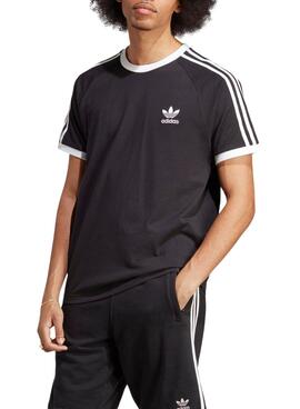 T-shirt Adidas 3-Stripes Tee Noir Pour Homme