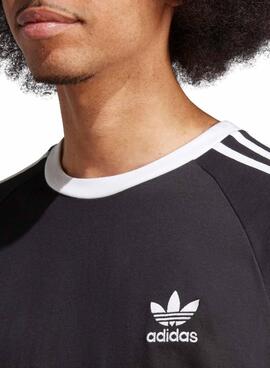 T-shirt Adidas 3-Stripes Tee Noir Pour Homme