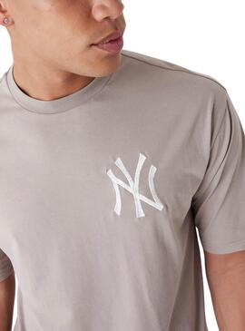 Maillot New Era New York Yankees League Marron