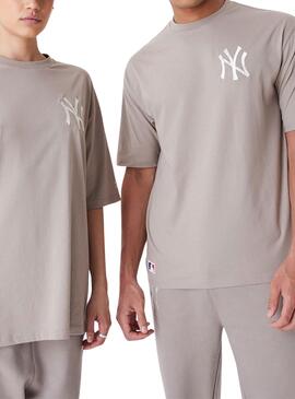 Maillot New Era New York Yankees League Marron