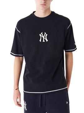 Maillot New Era New York Yankees MLB Noir Homme