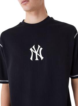 Maillot New Era New York Yankees MLB Noir Homme