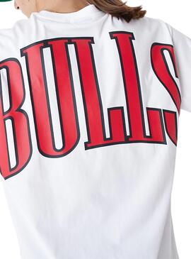 Maillot New Era Chicago Bulls NBA Blanc Homme
