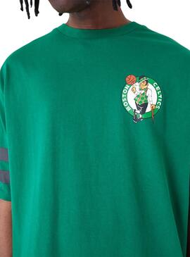 Maillot New Era NBA Boston Celtics vert pour homme