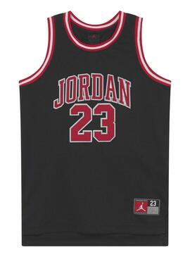 Maillot Jordan 23 Maille Noir Pour Enfant