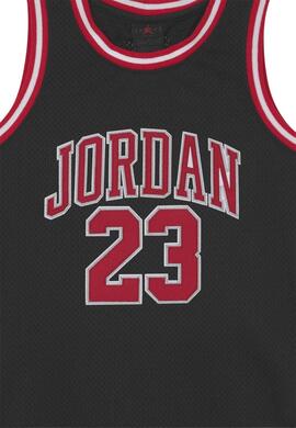 Maillot Jordan 23 Maille Noir Pour Enfant