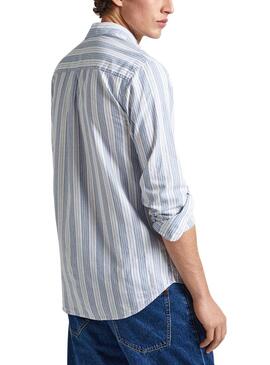 Chemise Pepe Jeans Pacific Blanc pour Homme