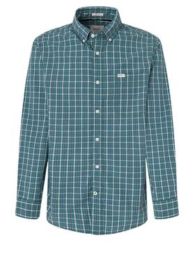 Chemise Pepe Jeans Patton Vert pour Homme