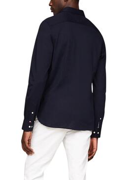 Chemise Tommy Hilfiger 1985 Marine pour Homme