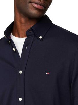 Chemise Tommy Hilfiger 1985 Marine pour Homme