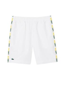 Costume de sport Lacoste Bermuda blanc pour homme