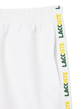 Costume de sport Lacoste Bermuda blanc pour homme