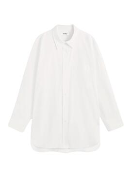 Chemise Ecoalf Andrea Blanc pour Femme