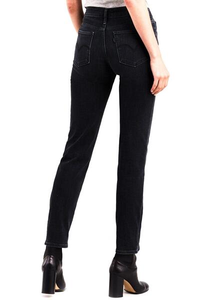 Jeans Levis 712 Slim Black Femme