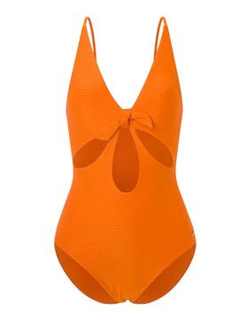 Maillot de bain Pepe Jeans Wave Knot Orange pour femme