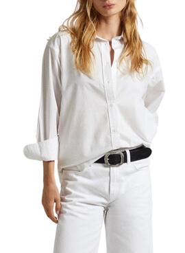 Chemise Pepe Jeans Paula Blanc Pour Femme