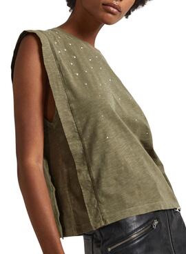 Maillot Pepe Jeans Hea Vert Pour Femme