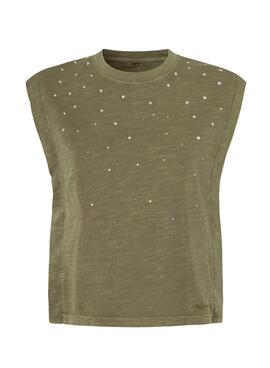 Maillot Pepe Jeans Hea Vert Pour Femme