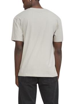 T-shirt Jack and Jones Picture Gris pour Homme