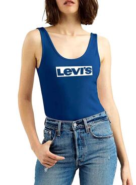 Body Levis Graphic Bleu Femme