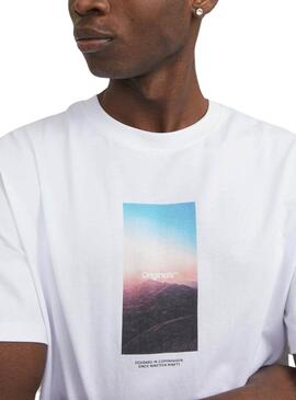 Débardeur Jack and Jones Picture Blanc pour Homme