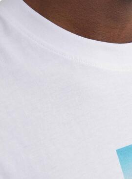 Débardeur Jack and Jones Picture Blanc pour Homme