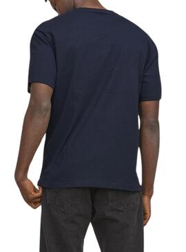 T-shirt Jack and Jones Vesterbro Marine Homme