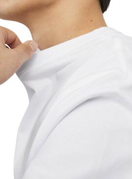 T-shirt Jack and Jones Vesterbro Blanc Homme