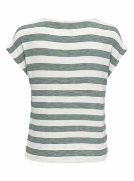 Maillot Only Lira Life à rayures vertes pour femme