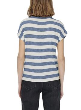 Maillot Only Lira Life à rayures Bleues pour Femme