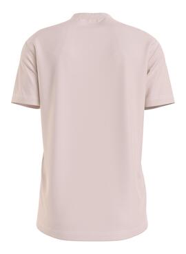 T-shirt Calvin Klein Institutional Rose Homme