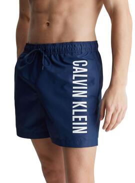 Maillot Calvin Klein Drawstring Marine Pour Homme