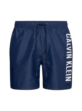 Maillot Calvin Klein Drawstring Marine Pour Homme