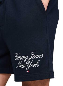Bermuda Tommy Jeans Luxe Marine pour Homme