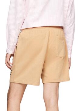 Bermuda Tommy Jeans Luxe Camel pour homme