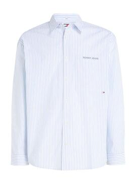 Chemise à rayures classique Tommy Jeans pour homme