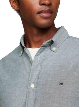 Chemise Tommy Hilfiger Core bleue pour homme