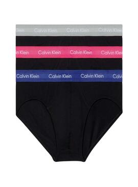 Slip sauvage noir Calvin Klein pour hommes