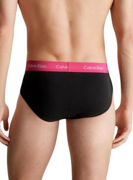 Slip sauvage noir Calvin Klein pour hommes